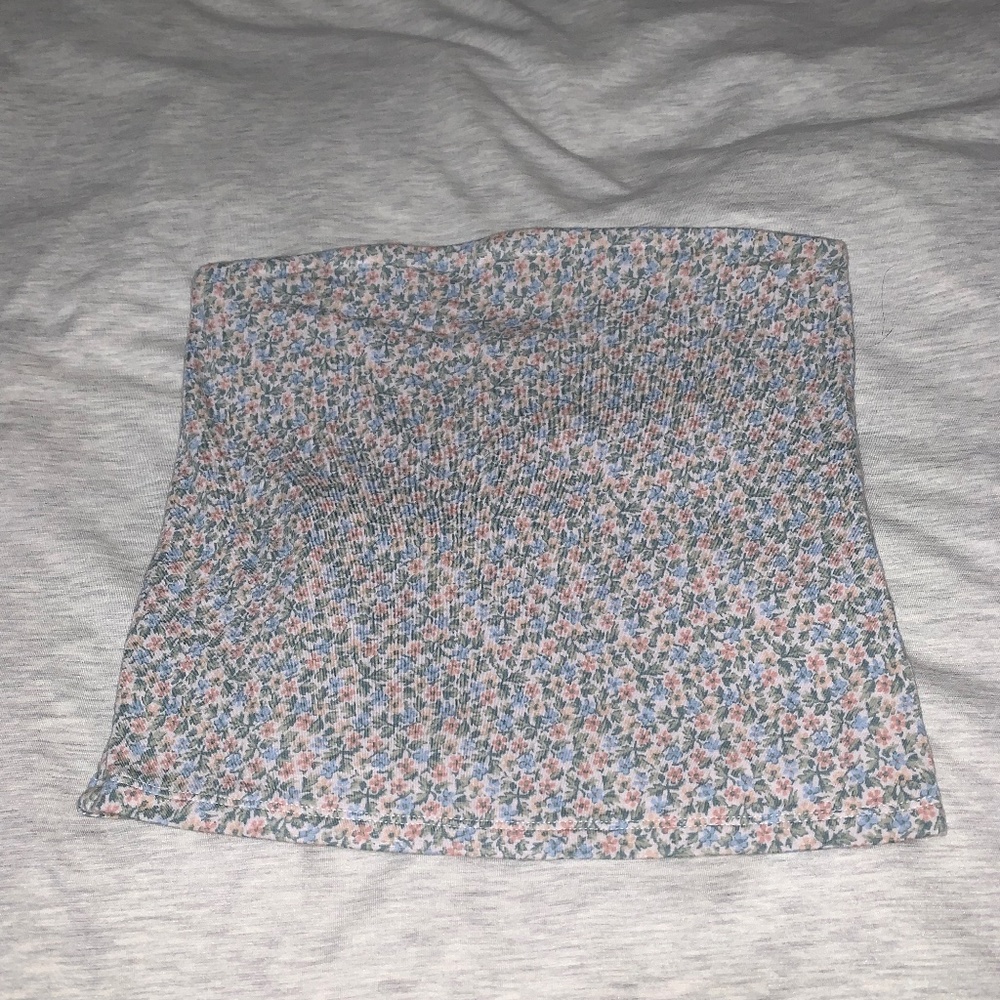 American Eagle Floral Tube Top